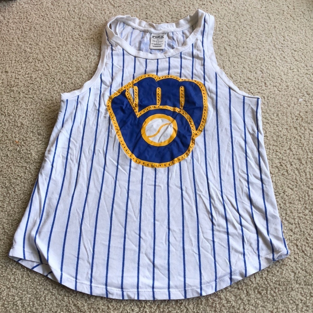 [VICTORIA’S SECRET PINK] Milwaukee Brewers Bling Tank